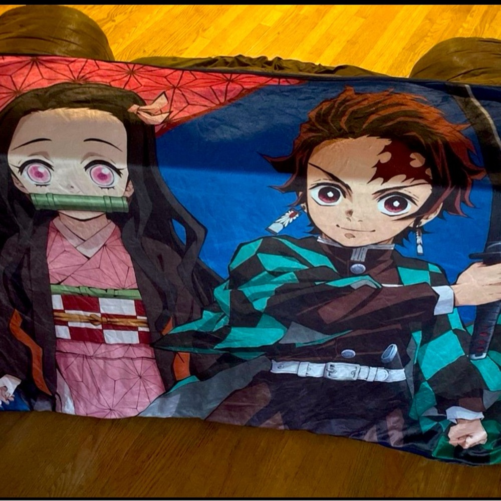 Demon Slayer throw blanket